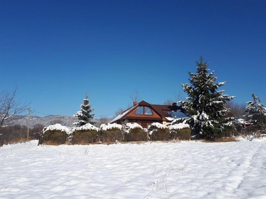 Dom Grabowa Z Sauna I Podgrzewanym Basenem Gilowice  Екстер'єр фото